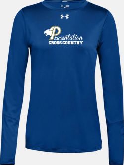 Under Armour Women's Locker Tee LS 2.0, Royal
